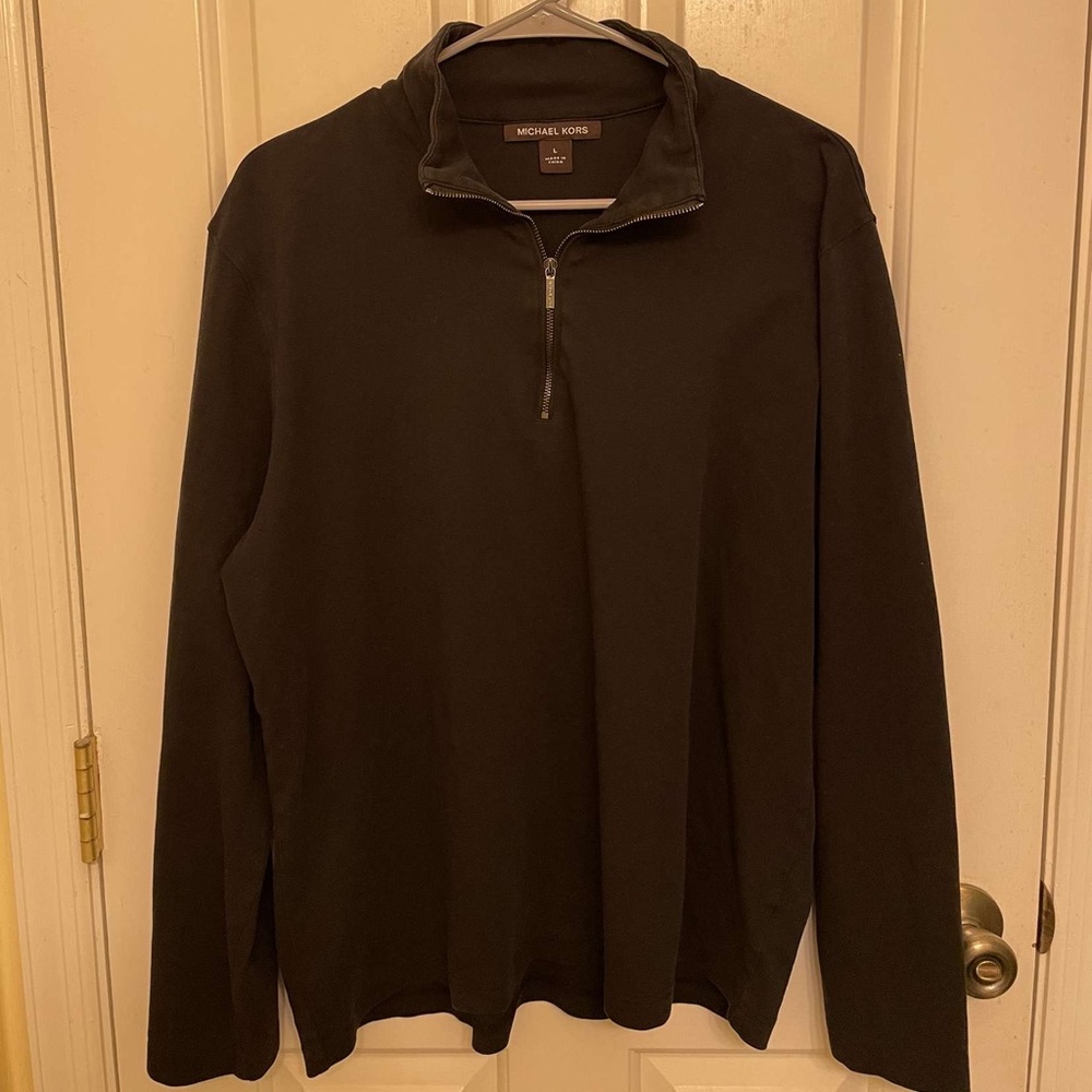 Michael Kors Quarter Zip Pullover Sweater